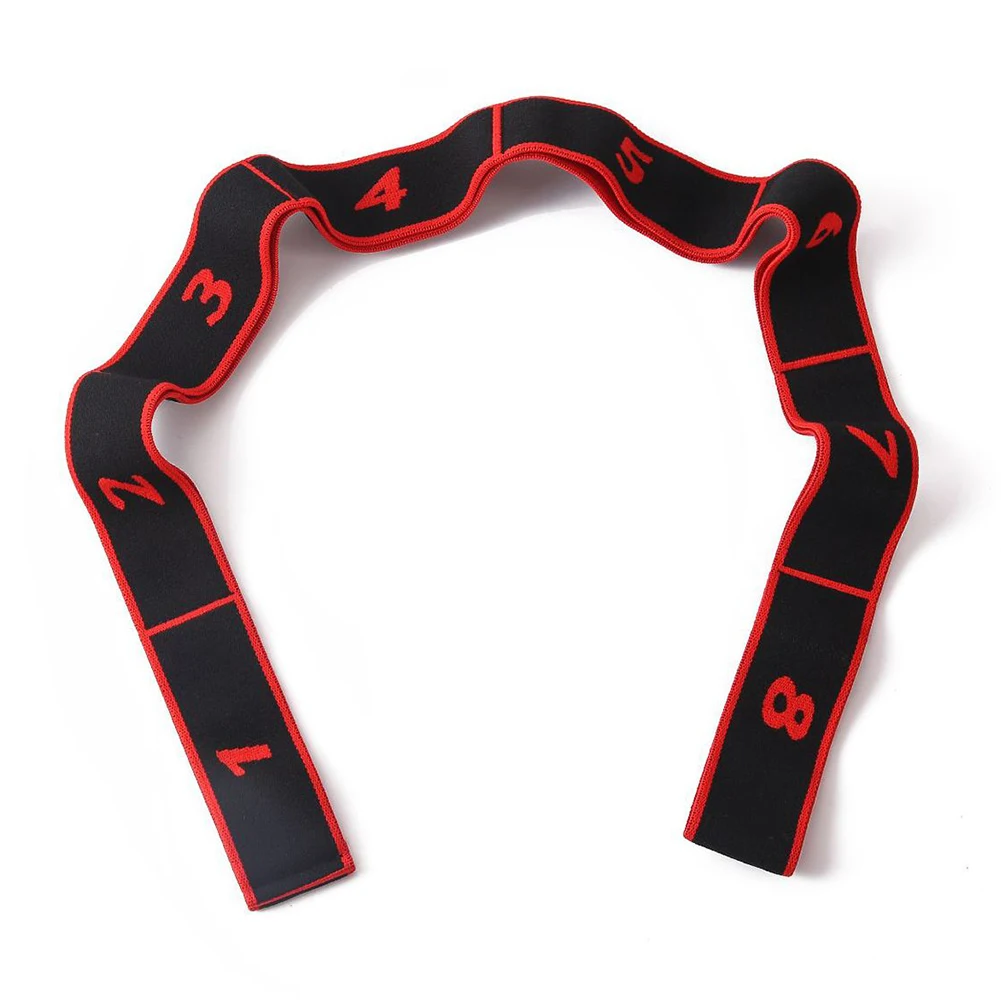 Yoga Strap Multi-functional Stretch Resistance Band 8 Numbers Exercise Elastic Band for Stretching and Physical Therapy yoga resistance bands,yoga strap,aerial yoga strap