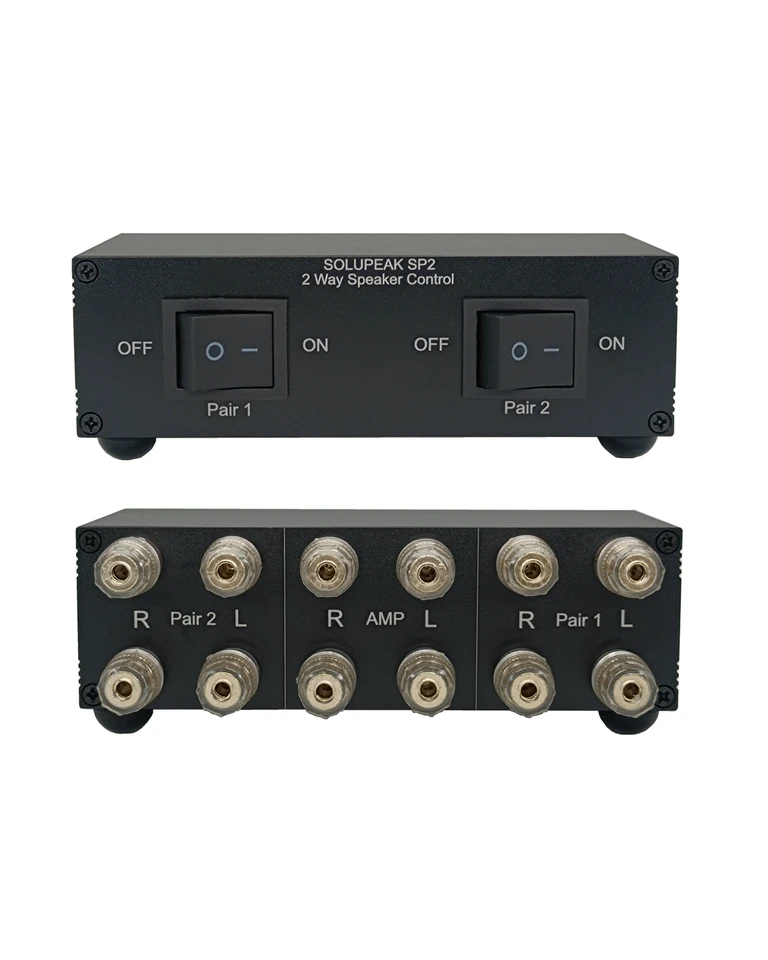 National　AUDIO POWER SELECTOR　WZ9700K Premium 2 Zone Speaker Selector Switch Box, 2 Way Stereo