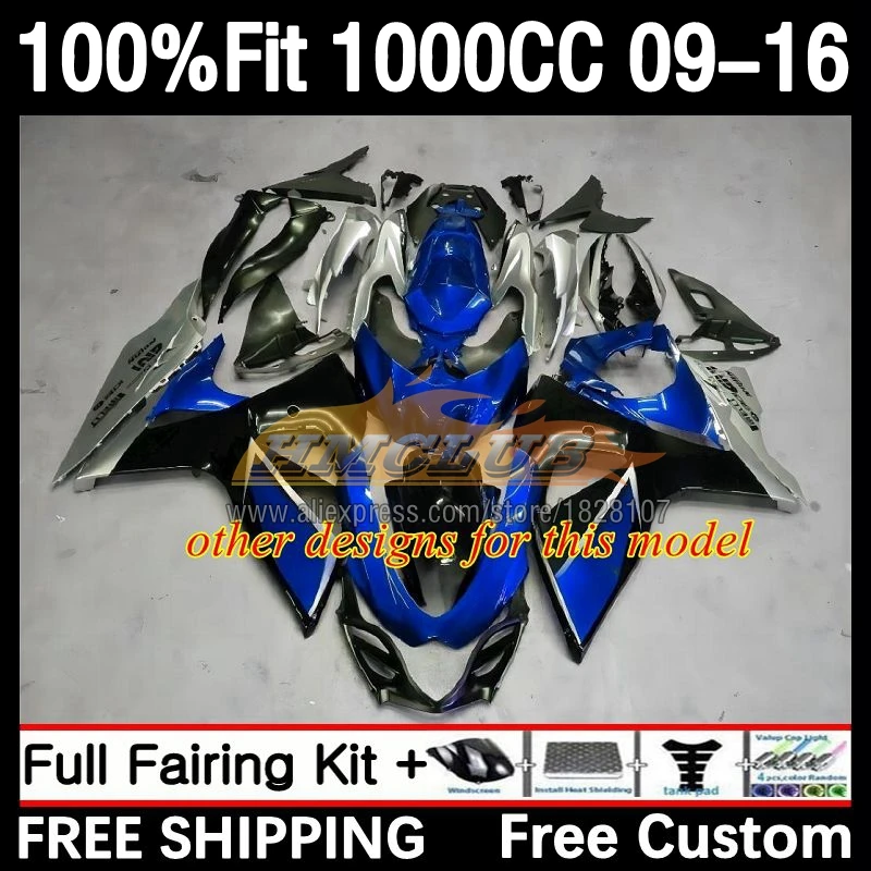 Injection Body For SUZUKI GSXR-1000 K9 1000CC 2009 2010 2011 2012 77No.85  BACARDI bats GSXR 1000 CC GSXR1000 13 14 15 16 Fairing