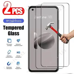 Premium Tempered Glass Screen Protector - 2 - Pack for ASUS ROG Phones and Zenfone Series (ROG Phone 5 Pro)