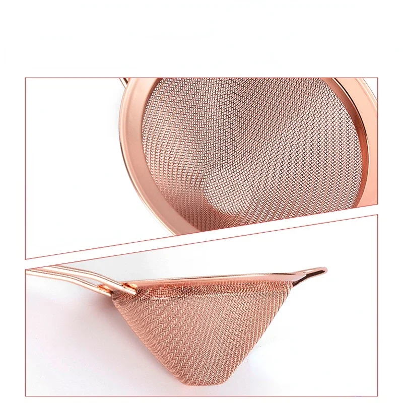 Cocktail Shaker Strainer Fine Mesh Stainless Steel Conical Cocktail Bar Strainer