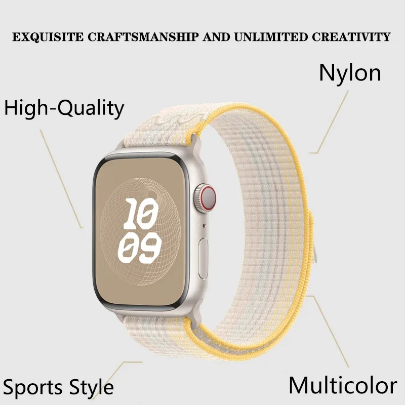 Premium Nylon Sport Strap for Apple Watch – Versatile & Durable Band Loop