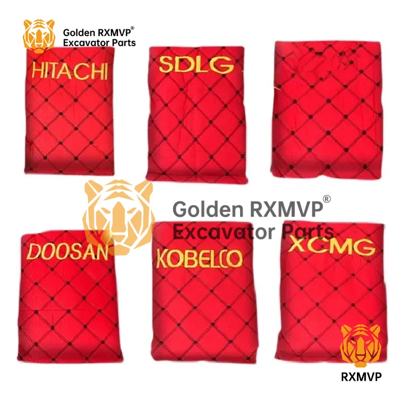 For Sany Hyundai Carter Kobelco Doosan Daewoo SDLG XCMG Sumitomo Vol-vo Kubota Komatsu Seat Cover Seat Cover Cushion excavator