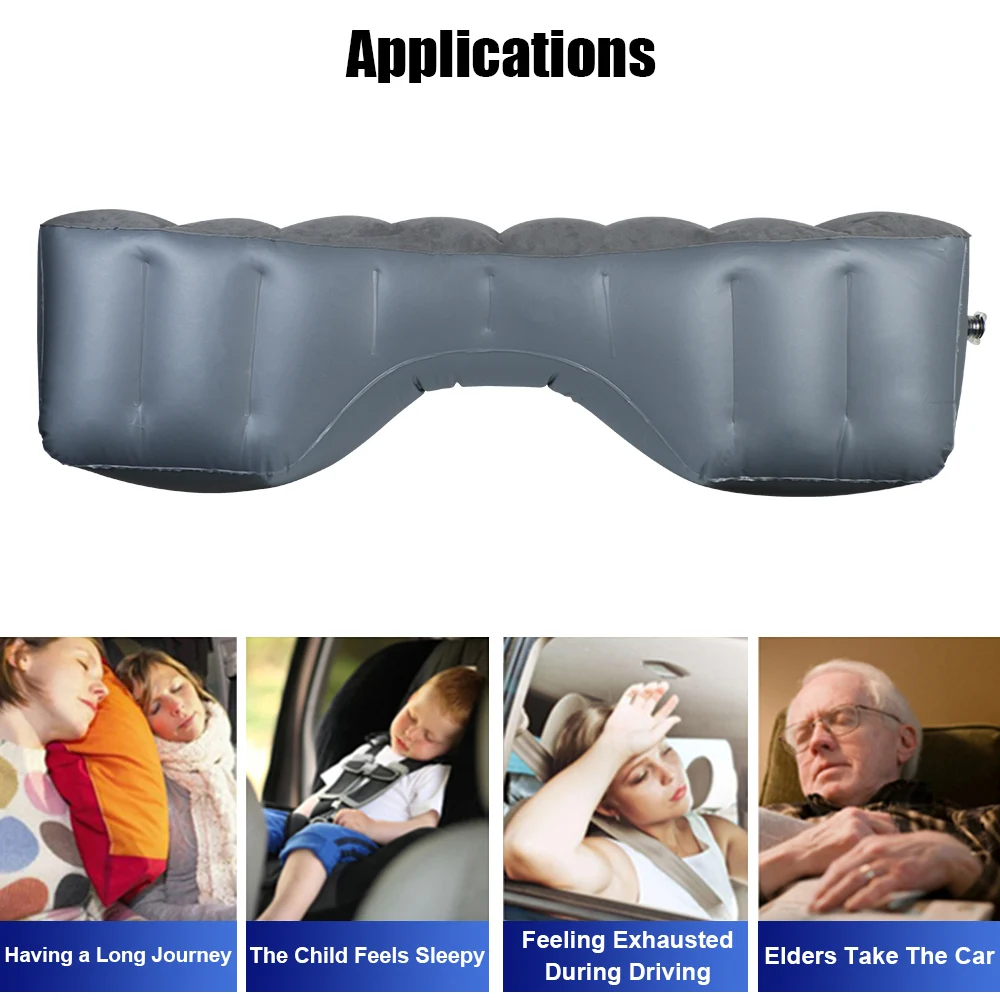 Load Bearing 300kg Bed Mattress Inflatable Car Seat Back Gap Pad Air Cushion Interior Camping Automotive Accessories RV Caravan