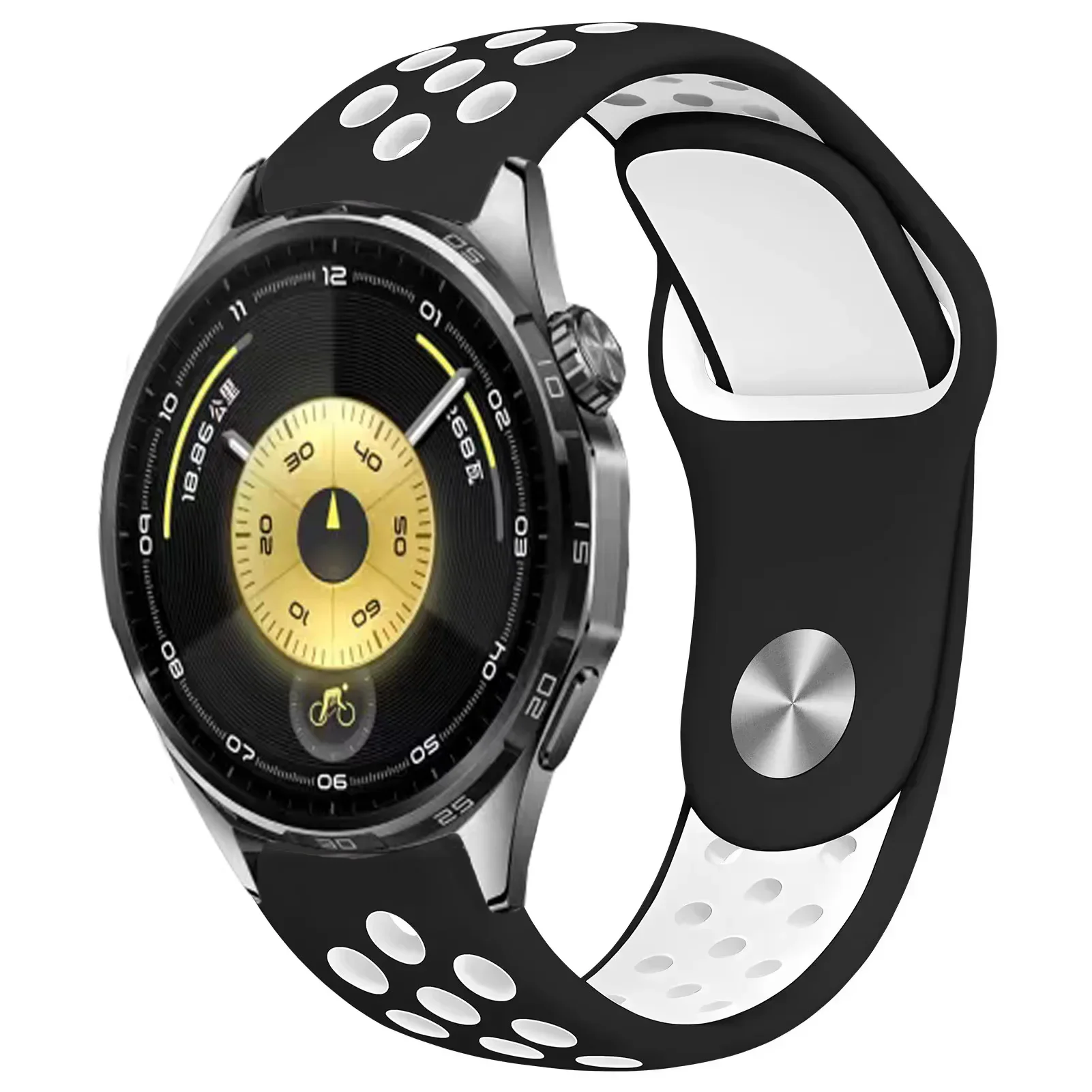 Breathable Silicone Sport Watch Strap – Multiple Sizes Available