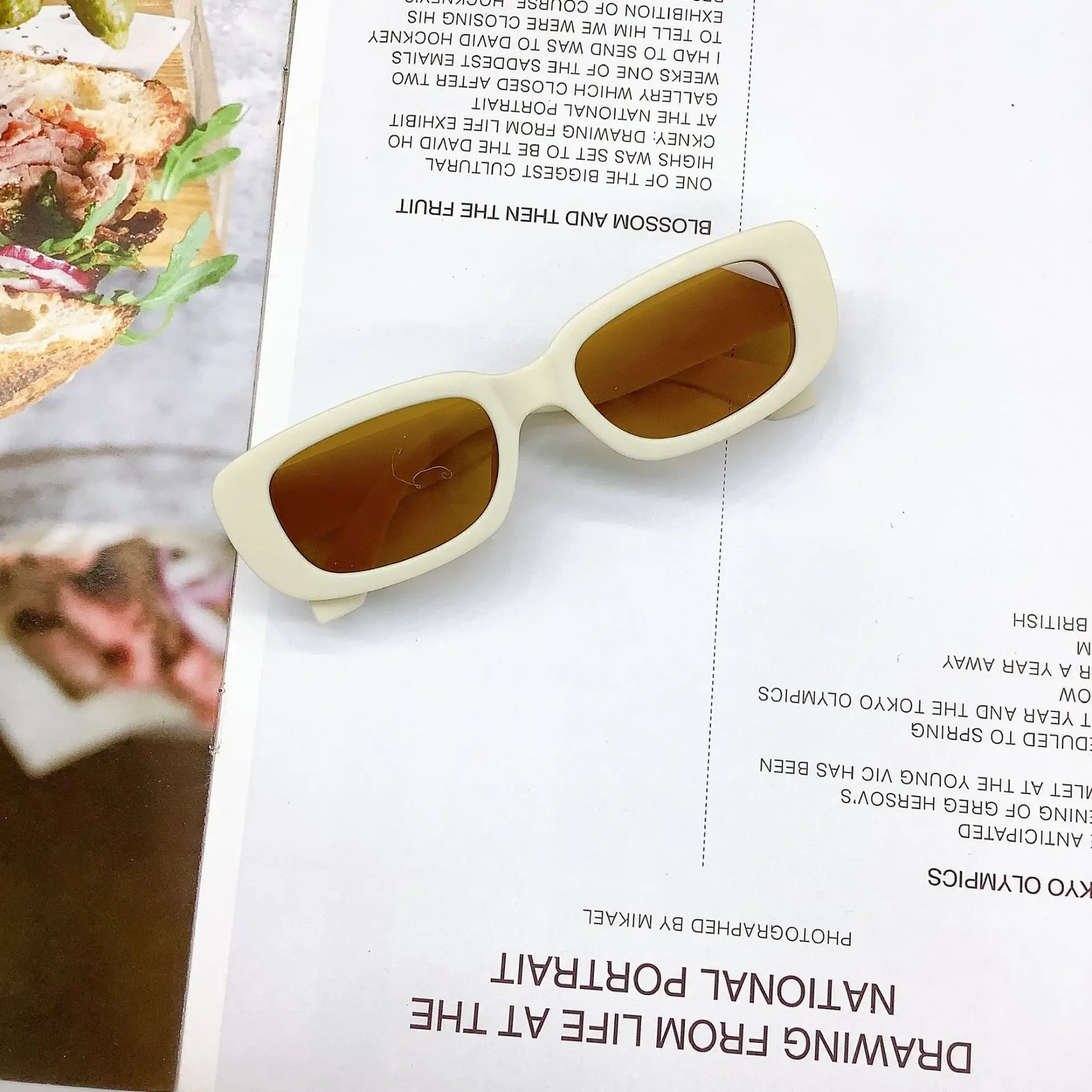 Children Cute Vintage Frosted Rectangle UV400 Outdoor Girls Boys Sweet Protection Classic Kids Sunglasses_voghion.com