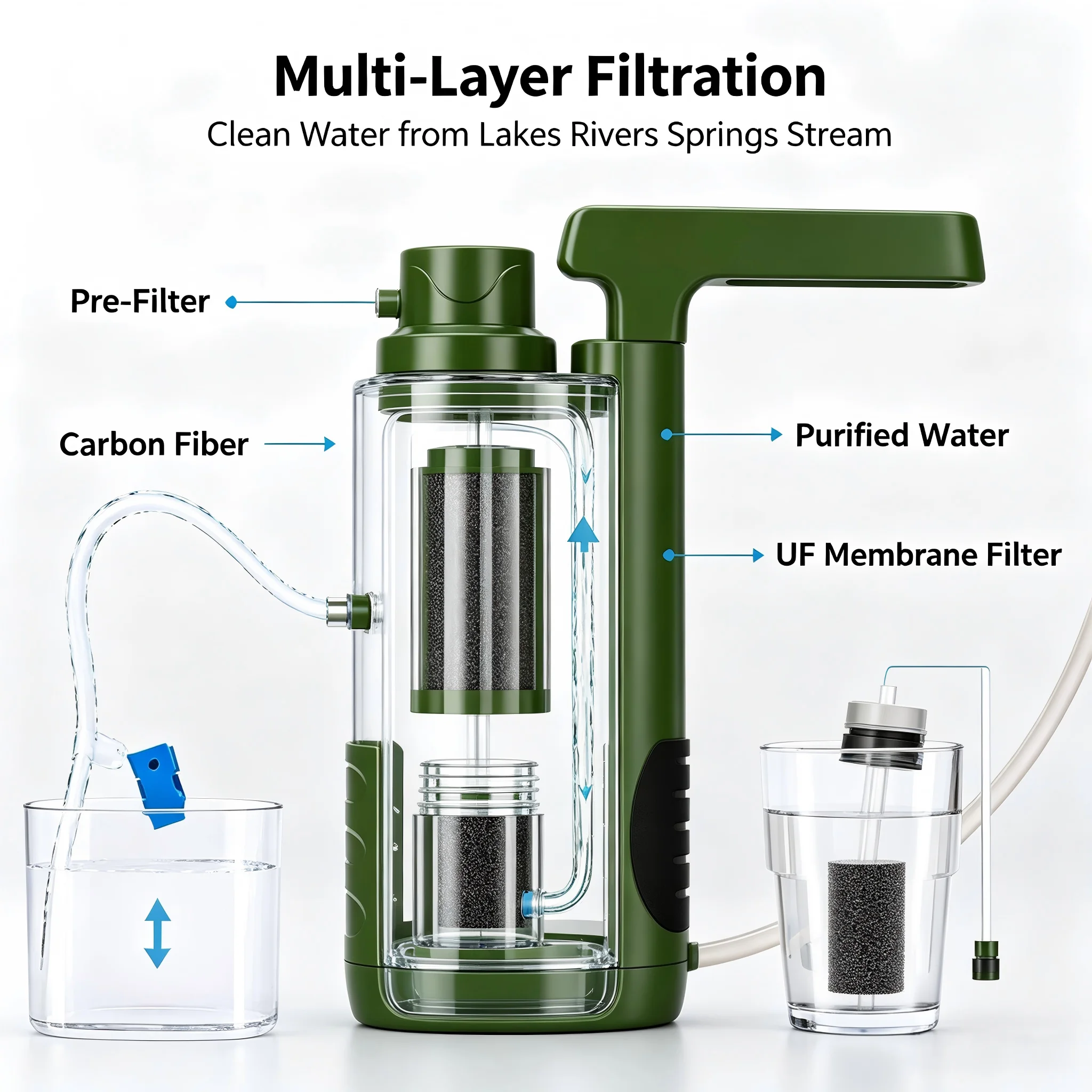  slider image of Portable Water Filter, Outdoor