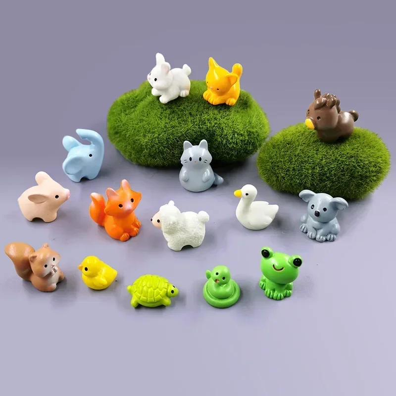 Description Picture 3 of itemMini Desk Decorations Decoration Home Decor Decorative Accessories Yard & Garden Decors 10 Pieces Miniature Frogs Sheep Figurine