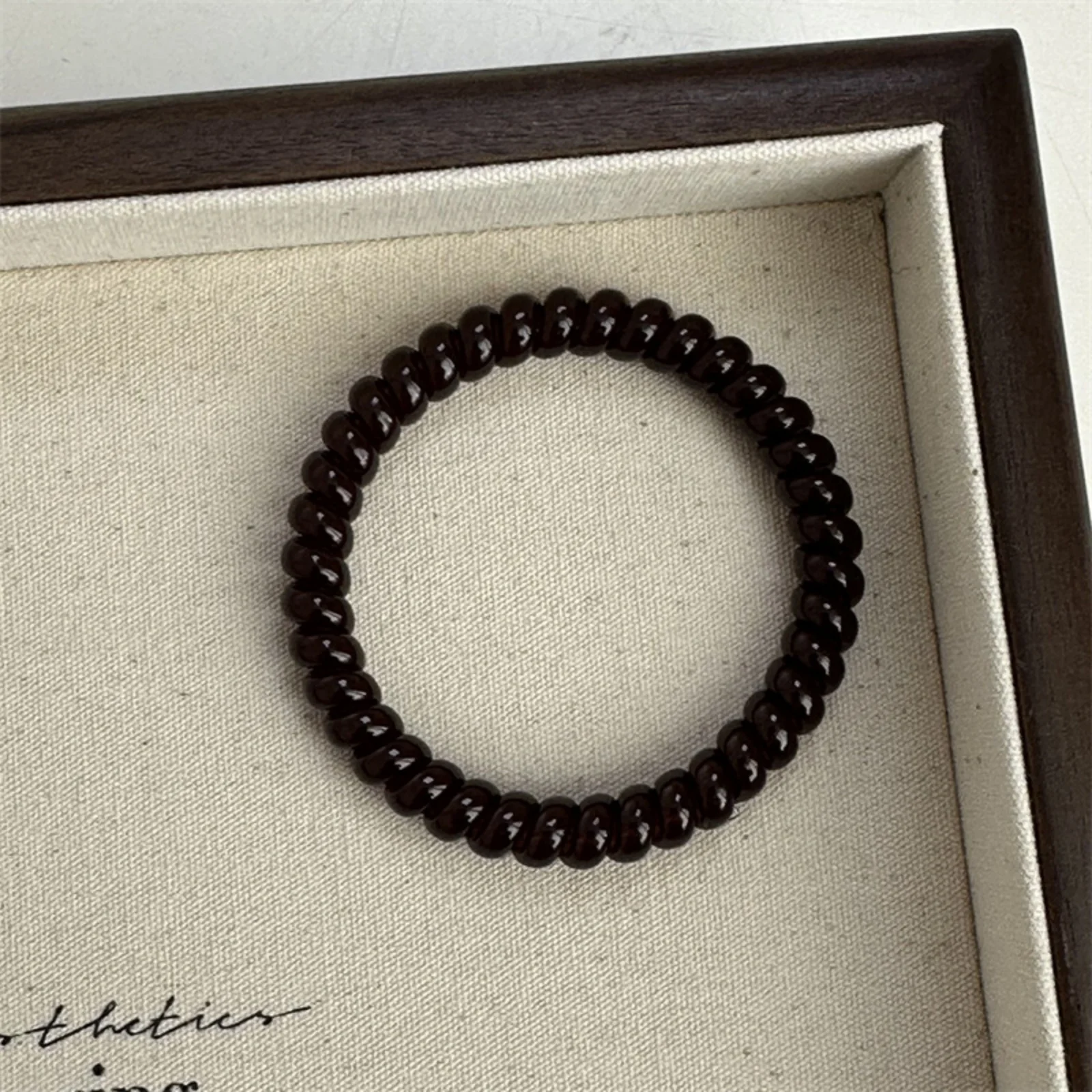 5 Stück Spiral-Haargummis für Damen (neutrale Farbtöne), stilvoll für Pferdeschwanz- und Dutt-Frisuren, langlebige Haaraccessoires für Damen – Detail 5