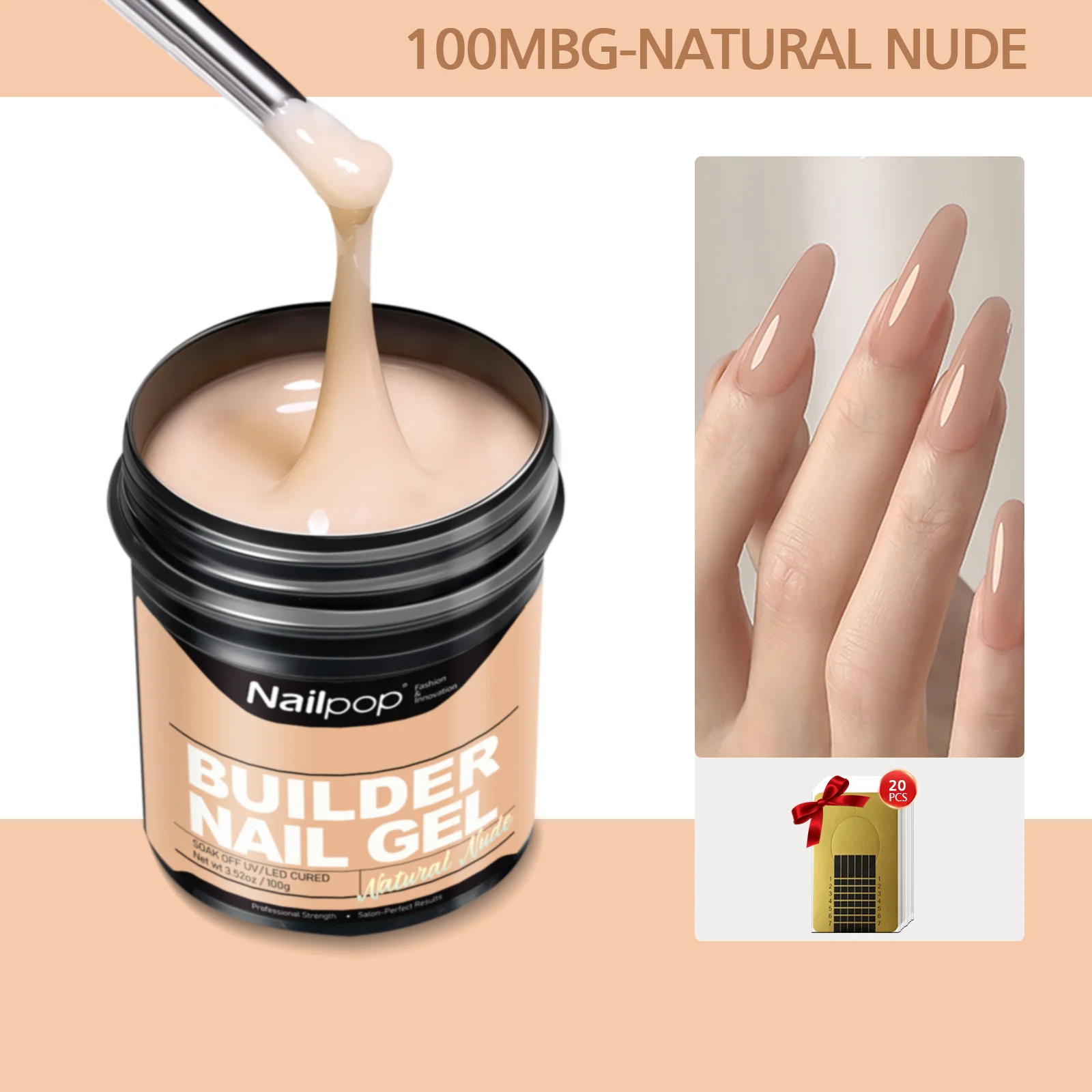 100MBG-Natural Nude