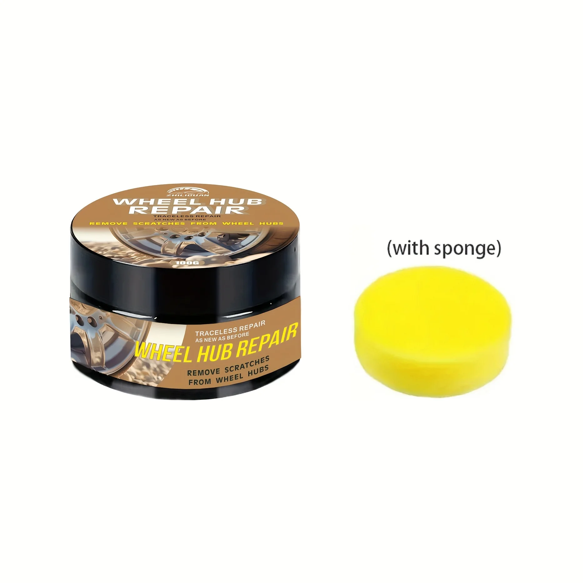 Wheel Repair Kit Scratch&Fade Restoration Polishing Paste For Car Maintenance Durable protection