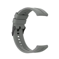 Silicone Sport Wristband Strap, 24mm - Compatible with Garmin Venu X1 - 24mm (Grey)