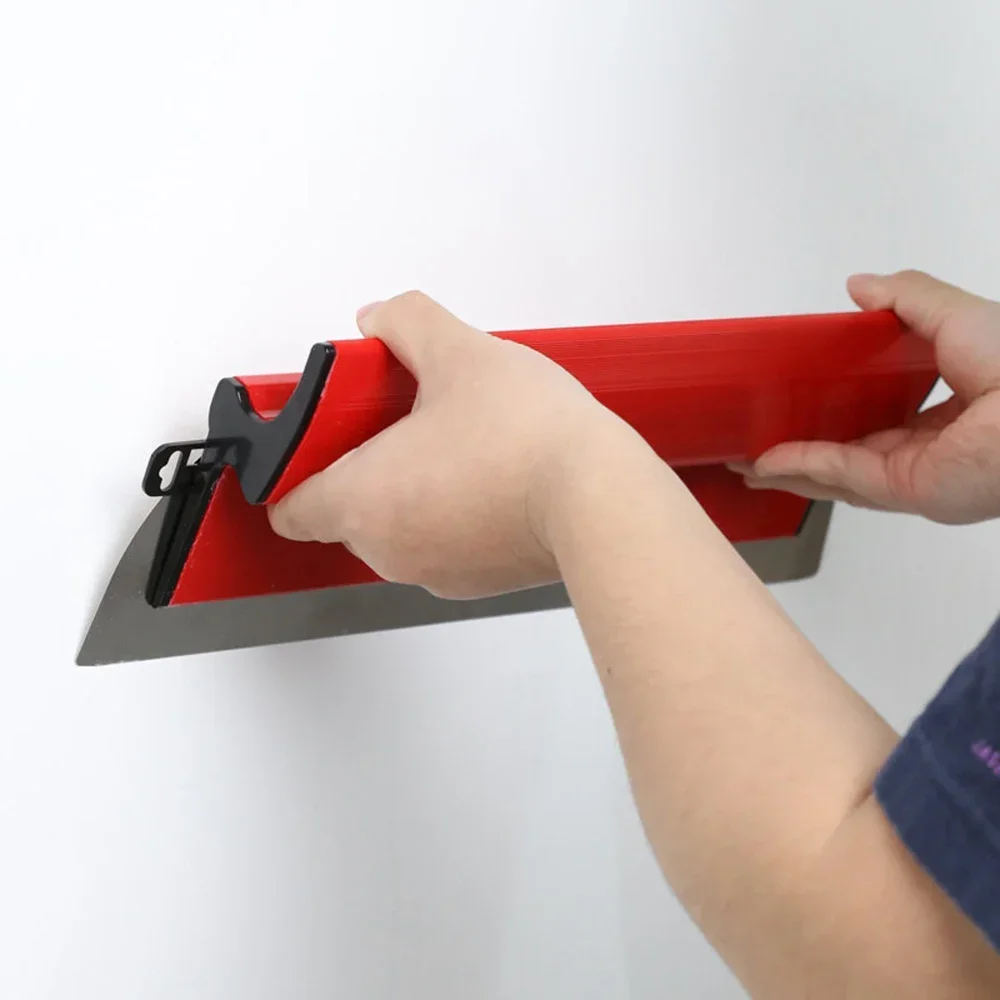 Plastering Blade Wall Plastering Trowel Drywall Spatula 4Pcs Drywall Smoothing Spatula Skimming Flexible Blade Painting Finishing Building Tool Wall Plastering