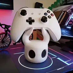 3D Printed Gaming Controller Stand | Unique Gifts for Gamers, Creative & Durable Design, Sturdy Gaming Accessories (WHITE)