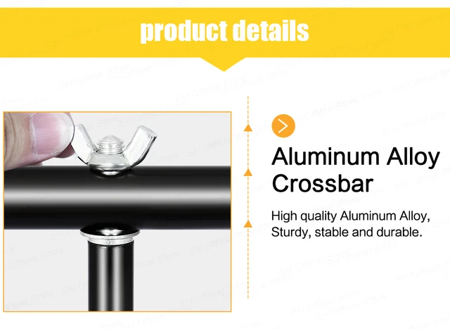 Kit Supporto Sfondo A T - 2x2,6 M, Con 4 Morsetti E Borsa, Per Fotografia E Video