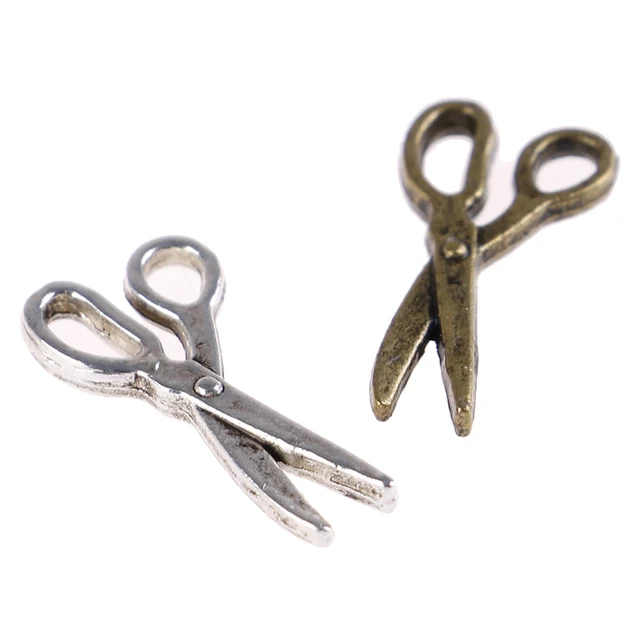 1:12 Dollhouse Miniature Accessories Simulation Mini Metal Scissors Model Sewing Tool Furniture Toys 2