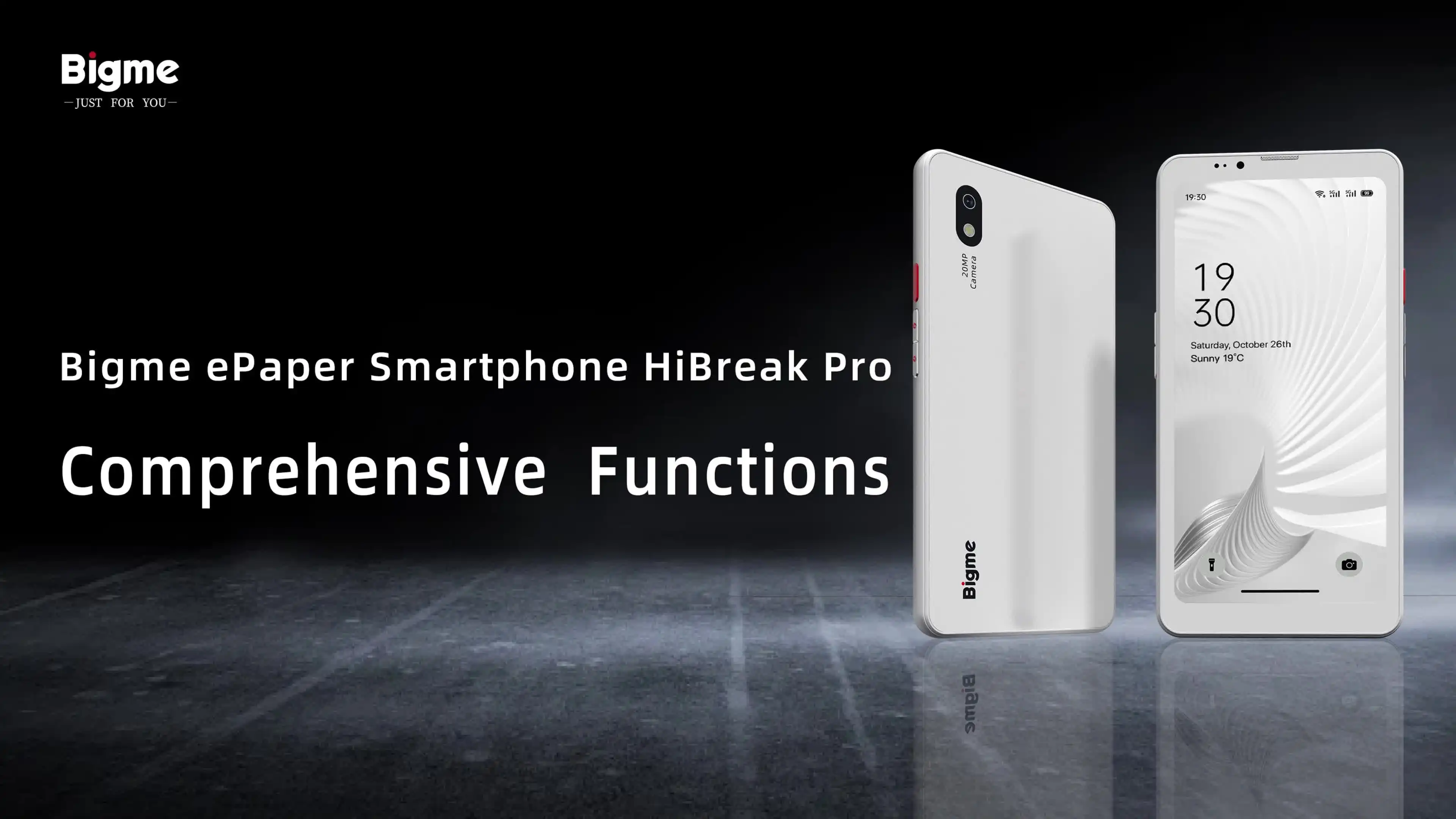 BIGME Hibreak Pro ebook reader 6.13'' E-ink screen Electronic book 300PPI Android 14 Open System 8+256GB ereader tablet with NFC