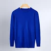 New Men's Classic Round Collar Sweaters 2024 Holiday Casual Pullovers Stylish Thermal Caramel Navy-blue Long Sleeve Clothes Male 2
