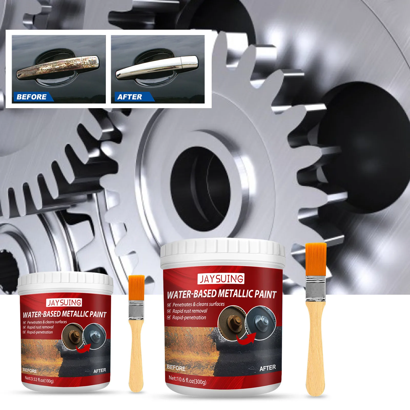 WaterbasedMetalRustRemoverRustProofingProtectionCarChassis