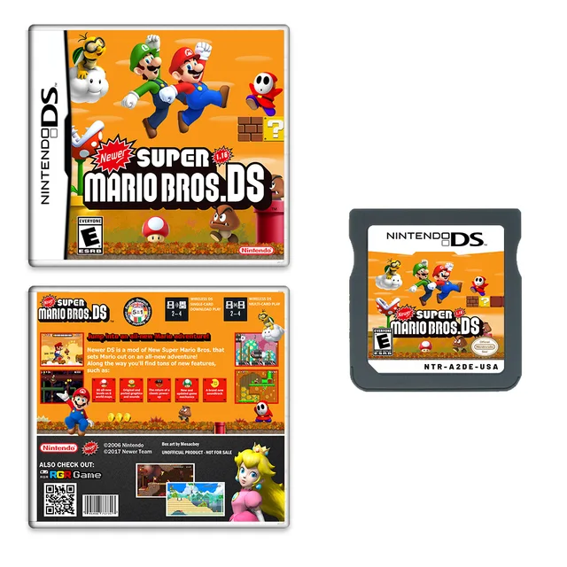 Newer DS Game Cartridge Video Game Console Card Newer Super Mario