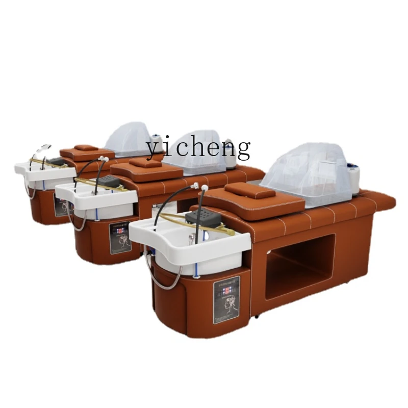 

XL Shampoo Barber Shop Multifunctional Water Circulation Fumigation Head Therapy Thai Style Beauty Massage Bed