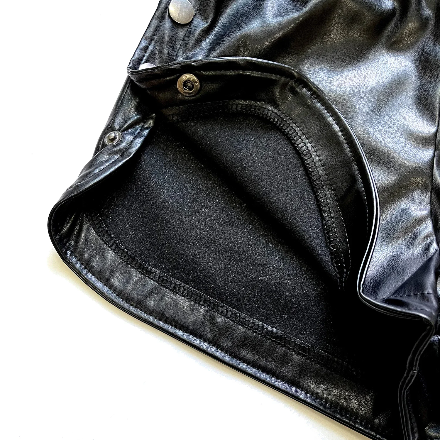 Women Sexy Side Button Open Hot Pant Women Black Fashion Pu Leather Shorts Elastic High Waist Solid Bottoms Sexy Clubwear Shorts