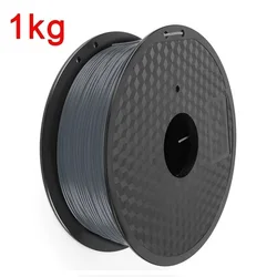 Premium PLA 3D Printing Filament - Silver, Black, Marble Options Available (Grey - 1kg)