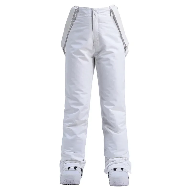 

2024 New Ski Pants Men and Women Thickened Warm Snowboard Strap Pant Outdoor Snowfield Sport Windproof Skiing Cotton Dungarees