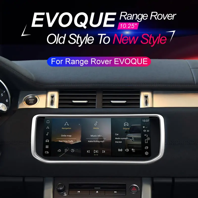 Merryway 레인지로버 이보크 L538 라디오 HD 애플 카플레이, 안드로이드 13, 터치 스크린, DSPaudio, GPS 네비게이션, DVD 멀티미디어 플레이어  Best5