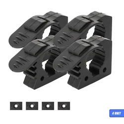 Versatile Shovel Mounting Kit for Roof Racks and Walls - Overlanding Off-Road Gear Accessory (4pcs)