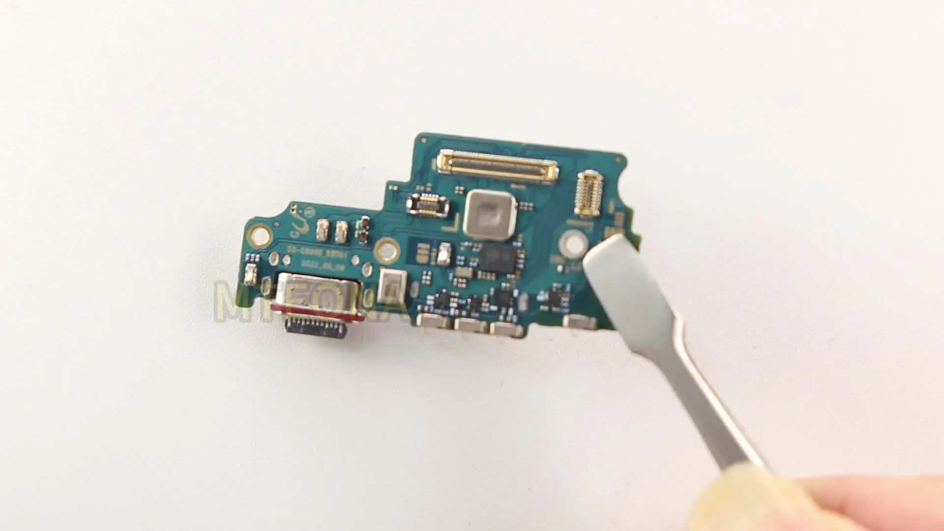 Плата зарядного порта 25 Вт Type-C для Samsung S21 FE 5G G990E G990B G990U USB-разъем док-станции