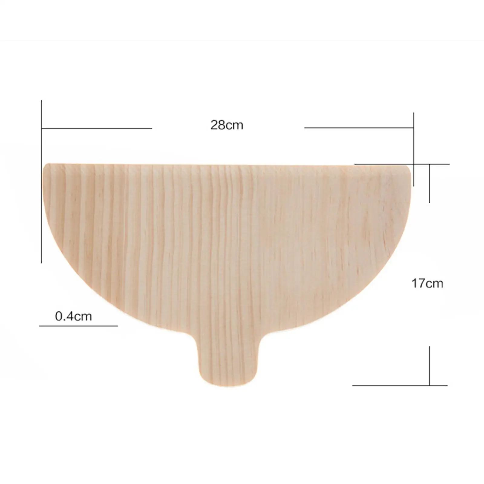 2 Pieces Pizza Paddle Half Round Kitchen Baking Tool Easy Storage Wooden Pizza pizza peel,pizza bakeware