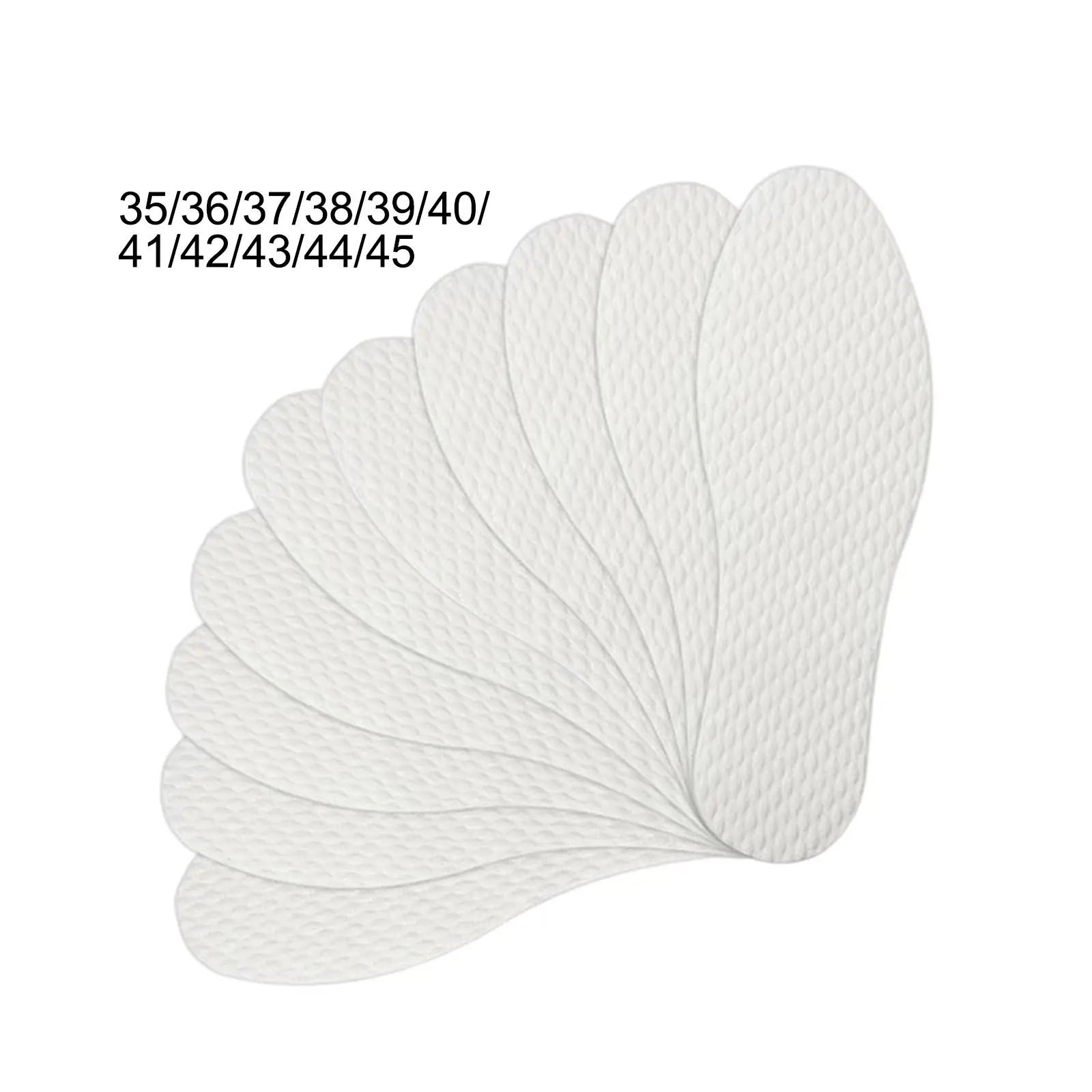 Shoe Inserts Lightweight Disposable Breathable Insoles 10 Pieces
