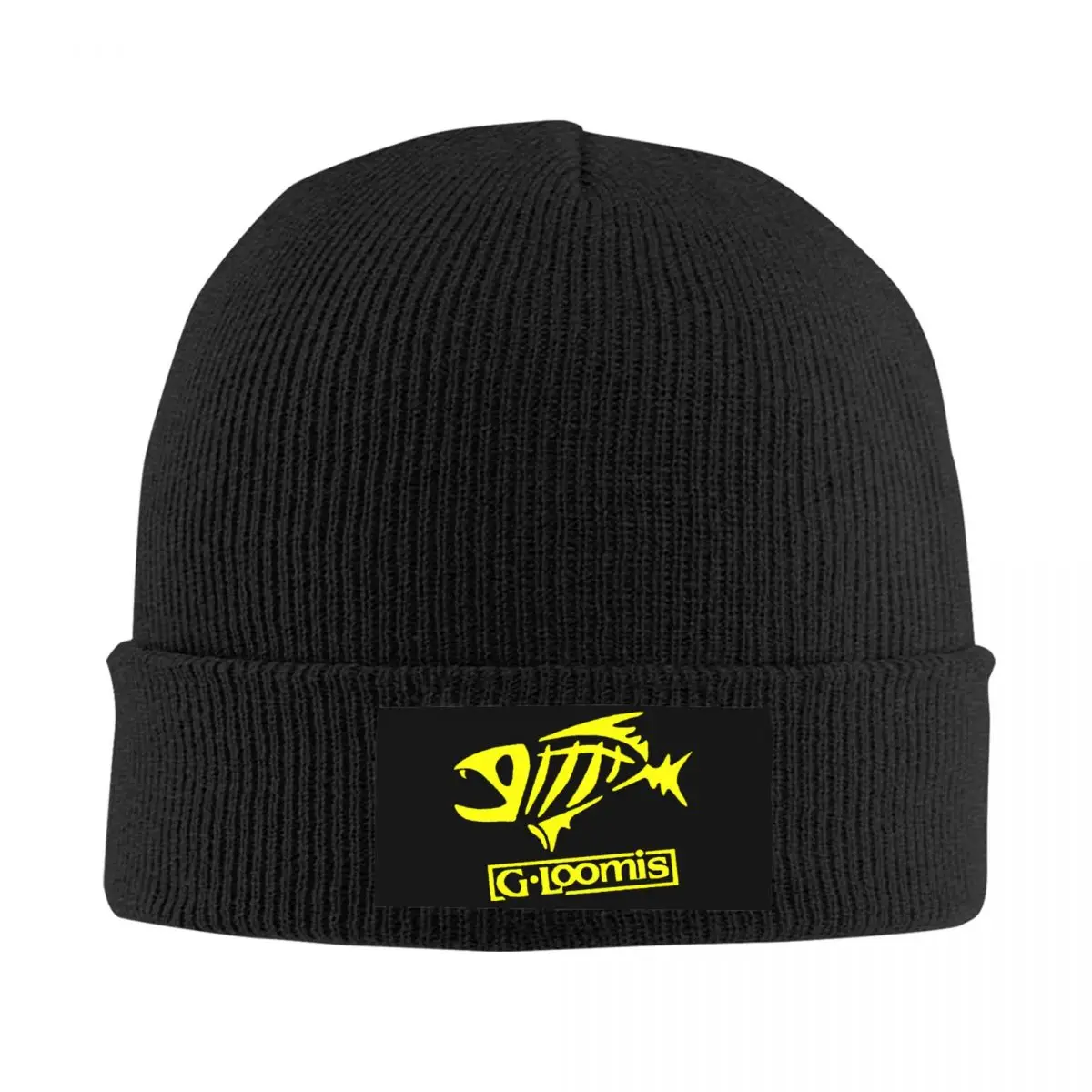 

Yellow Gloomis Fly Fishing Beanie Cap Winter Warm Bonnet Homme Knit Hats Street Outdoor Ski Skullies Beanies Caps For Men Women