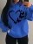 Combination Of Love And Butterfly Pattern Sweater Women Hip Hop Street Hoodies Trendy Pocket Clothes Vintage Multicolor Hoody