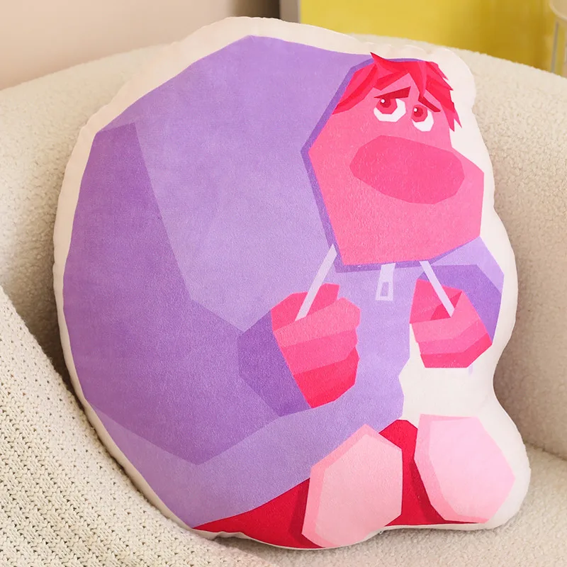 Disney-almohada de Inside Out 2 para niños, cojín de sofá bonito, decoración del hogar, regalos de juguetes, ansiedad, Envy, estudiantes, niñas