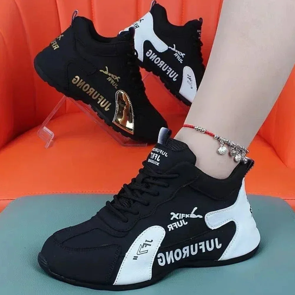 Women's Summer Breathable Mesh Lace Up Sports Platform Sneakers For Walking Designer Shoes