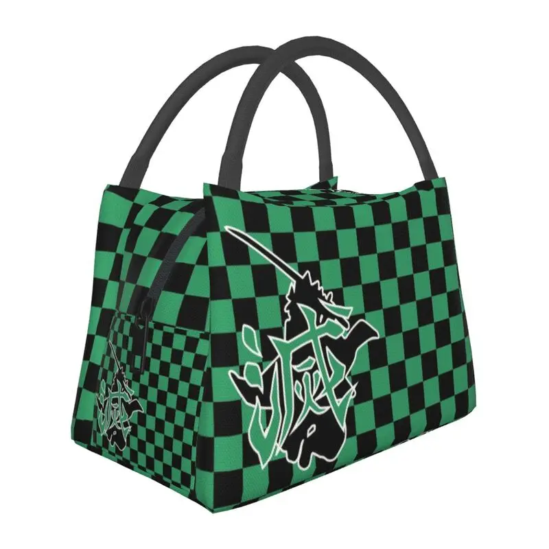 

Anime Demon Slayer Corps Portable Lunch Boxes Cosplay Thermal Cooler Food Insulated Lunch Bag Office Work Pinic Container
