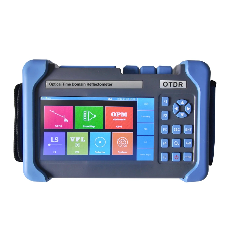 

FCST080607 LCD Touch Screen Handheld Optical Fiber OTDR 1310/1550/1625nm Wavelength 32/30 dB Dynamic Range PON Network