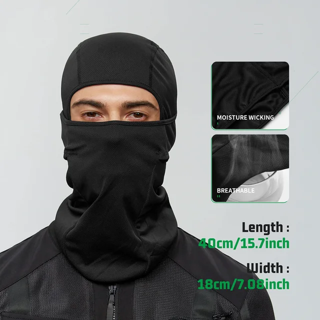 ECHARPE - FOULARD ,style 2 green--Écharpe à capuche en polaire Double  couche pour homme, bonnet de Ski thermique unisexe, coupe vent