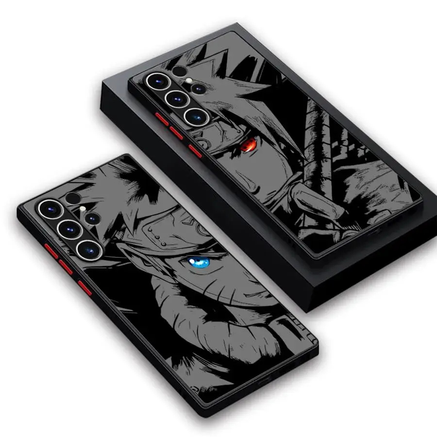 Phone Case Anime N-Narutos Cover For Samsung Galaxy S24 Ultra S23 Ultra S20 S21 FE S22 5G S10 Plus S9 Plus Soft Matte