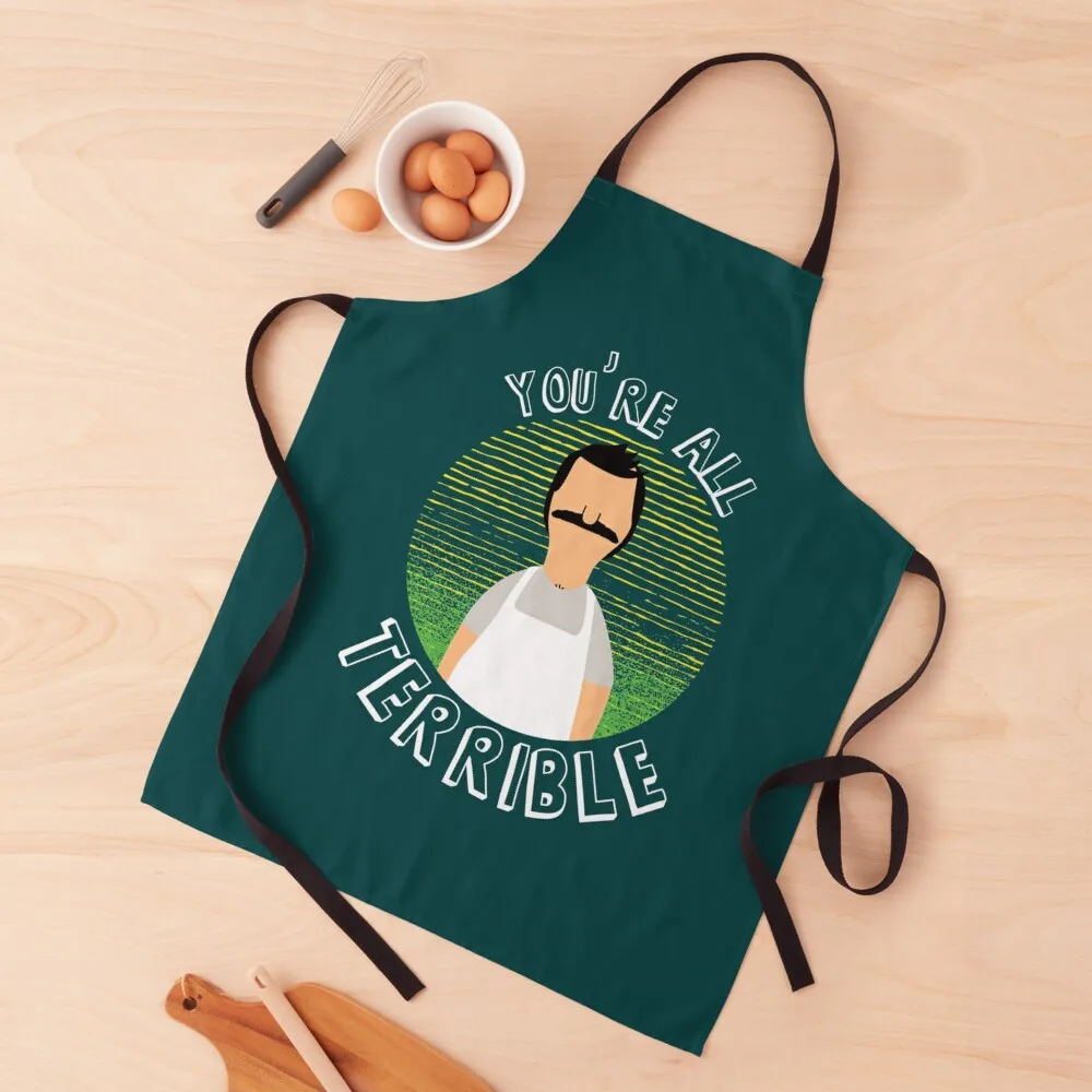 

Bob Terrible Apron with personal logo Kitchen Novel Kitchen Accessories Cute Kitchen Accessories Children'S Apron