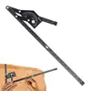 Woodworking Protractor High Precision Aluminum Alloy Measuring Ruler Rustproof 0-180 Degree Multipurpose Woodworking Measuring 1