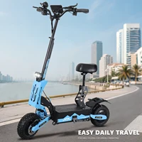USA Warehouse 5600w Fast Speed Electric Scooter Fold Scooter GT08 2 Wheels 11 Inch off Road Tire Adult Escooter
