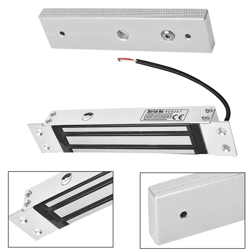 Agatige Serratura Elettrica 12v Incasso, DC 12V 180kg Forza di Tenuta Blocco Magnetico Elettrico Incorporato Blocco di Accesso Elettromagnetico Agatige Serratura Elettrica 12v Incasso, DC 12V 180kg Forza di Tenuta Blocco Magnetico Elettrico Incorporato Blocco di Accesso Elettromagnetico