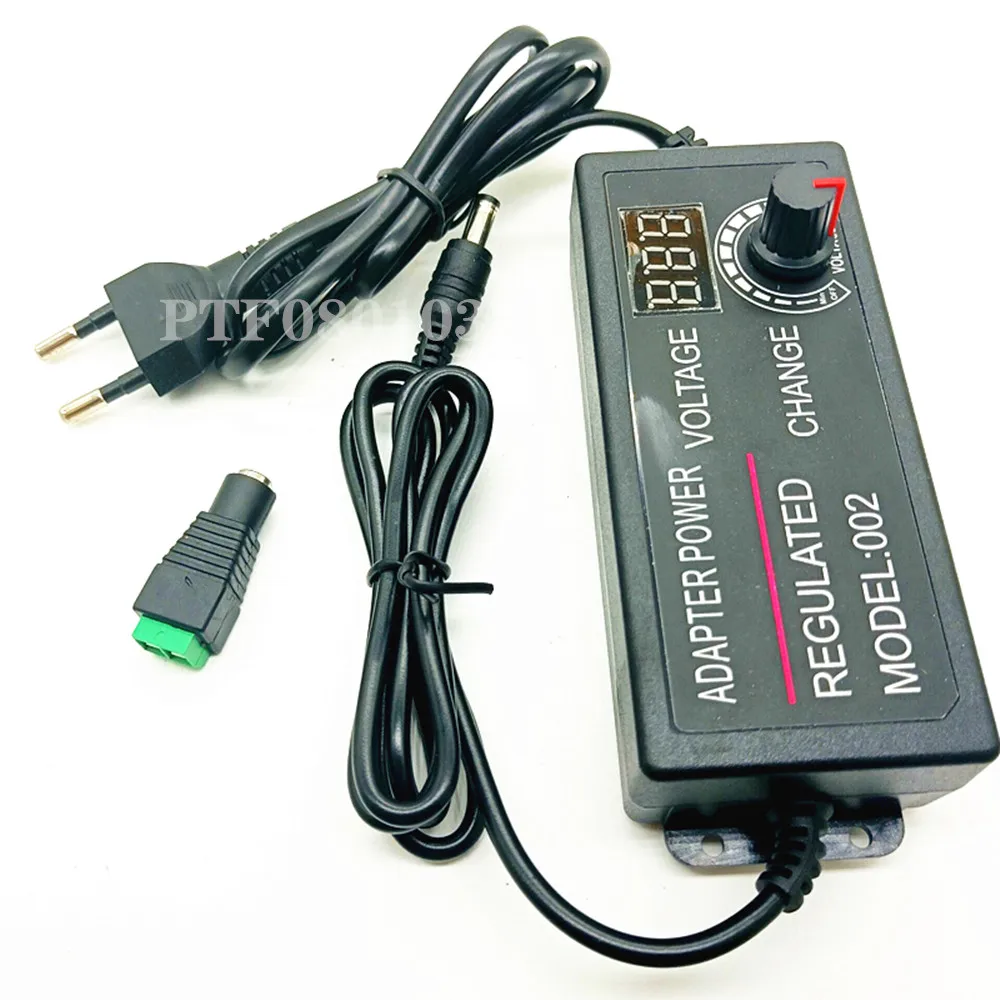 Alimentatore 12V 24V 36 V Regolabile 3V 9V Led Driver Ac Dc 220V A 3 9 12 24 36 V Volt Adattatore Di Alimentazione Regolabile 3V 9V 12V 24V