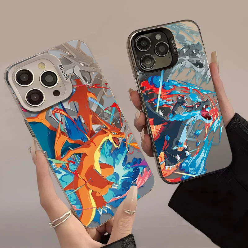 Cool Mega Charizard X Dark Dragon Anime Phone Case Cover