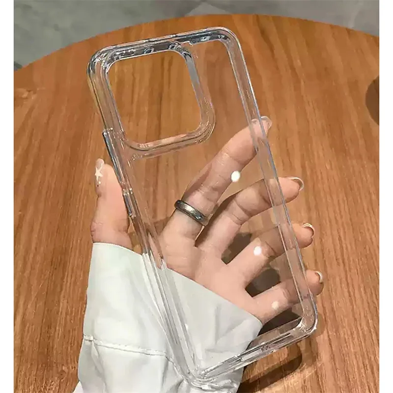 Luxury Clear Shockproof HD Transparent Acrylic Phone Case