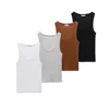 Spring/Summer New Product Women's Slim Fit Solid Color Suspended Ribbed Tank Top Spicy Girl Style T-shirt