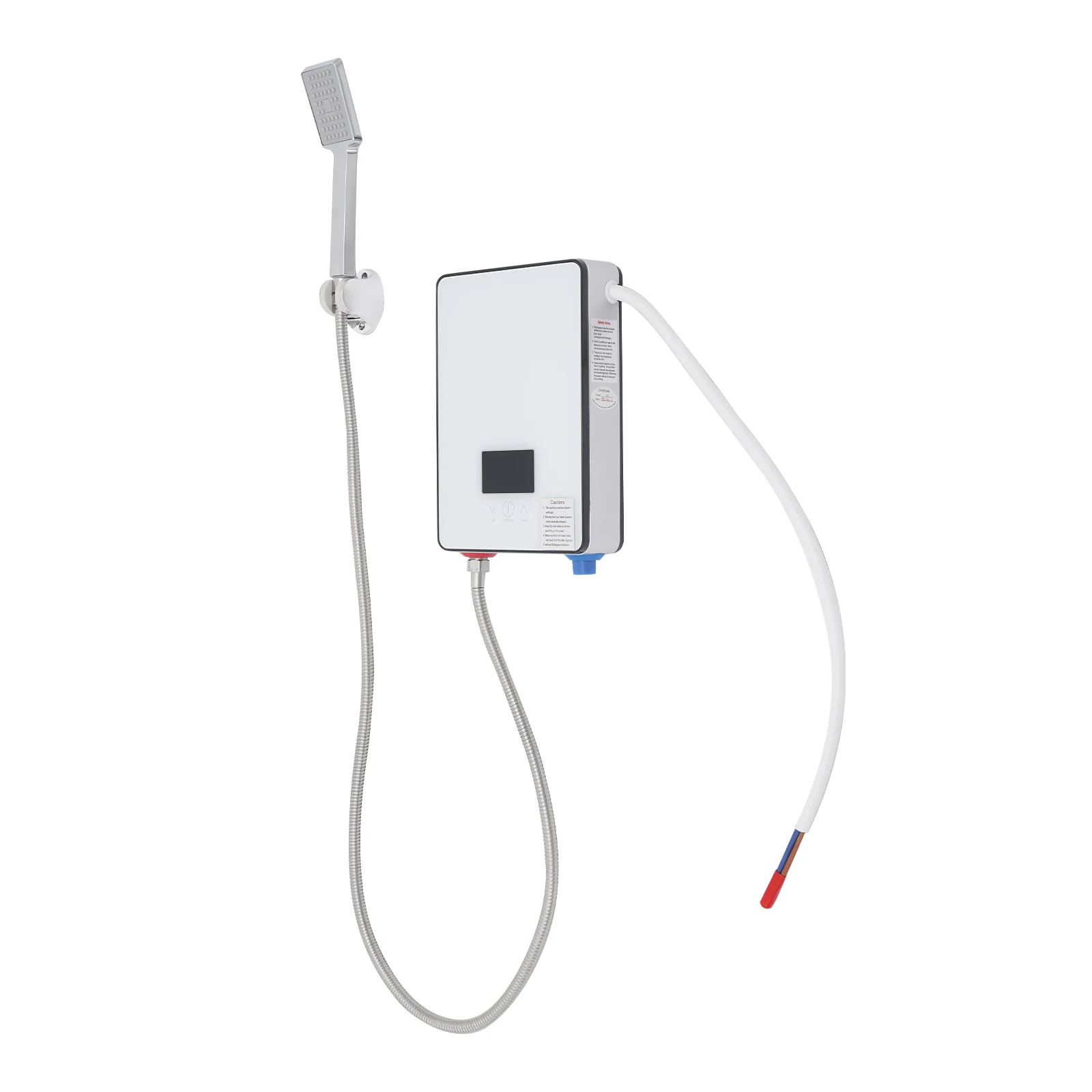 4500W 110V Water Heater Touch Screen Electric Water Heater Instantaneous Heater On Demand Bath Shower